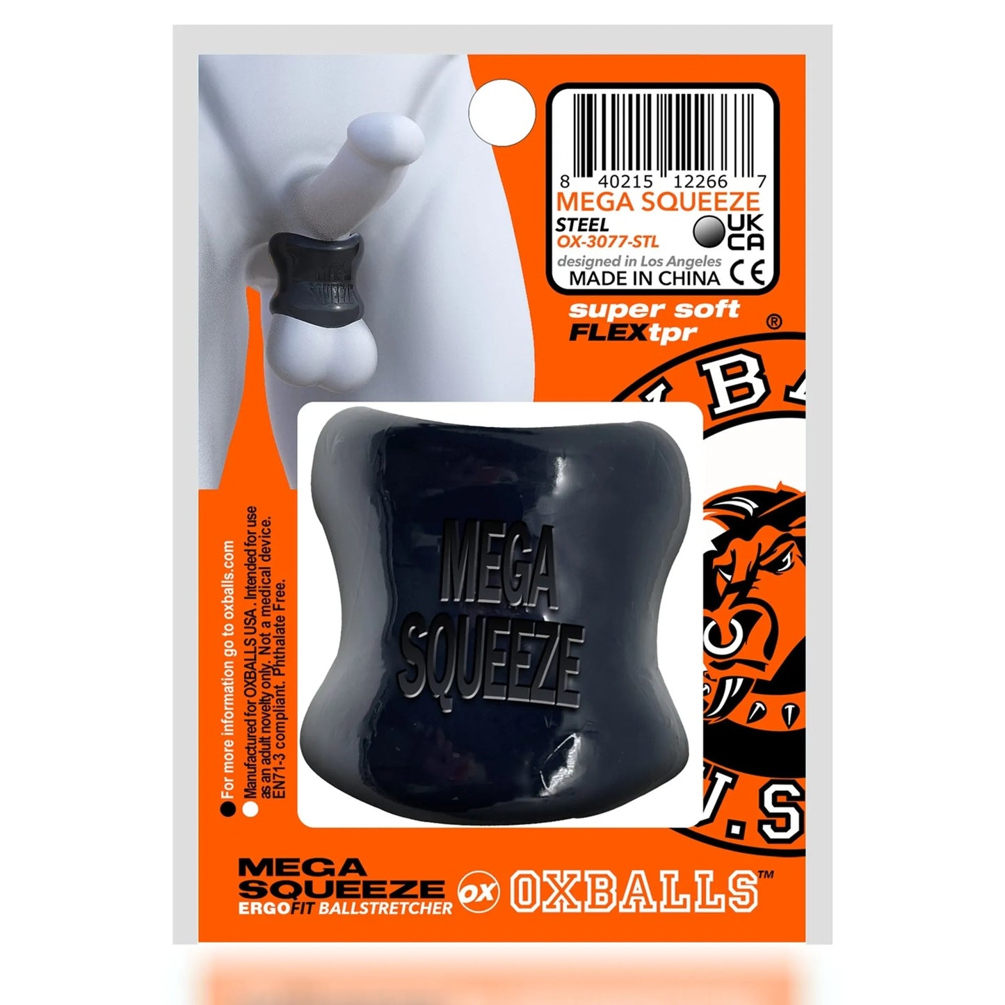 MEGA SQUEEZE BALLSTRETCHER BLACK (NET)