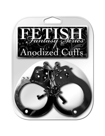 FETISH FANTASY ANODIZED CUFFS BLACK